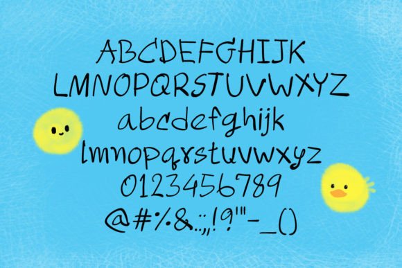 Ped Kapkap Font PNG with transparent background - Preview 1