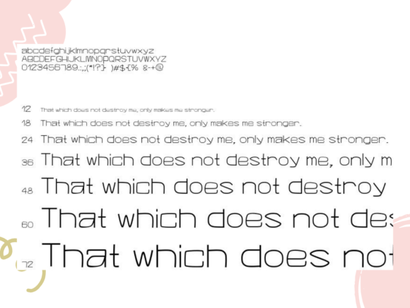 Ricker Font PNG with transparent background - Preview 1