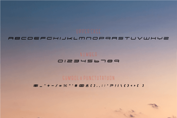 Sainof Font PNG with transparent background - Preview 4
