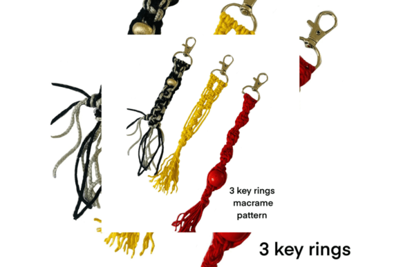 Trio Macrame Patterns, 3 Trio Rustic PDF