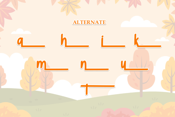 Autumnal Font - Preview 6