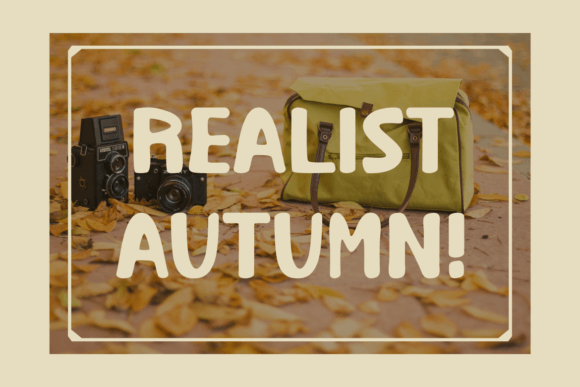 Blazing Autumn Font PNG with transparent background - Preview 3