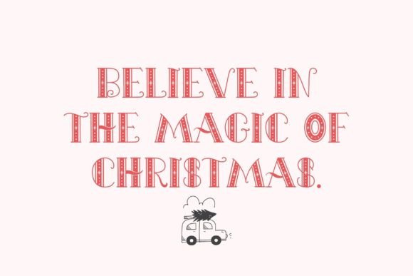 Blessed Christmas Font - Preview 1