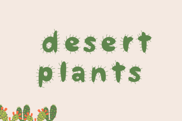 Cactus Font - Preview 3