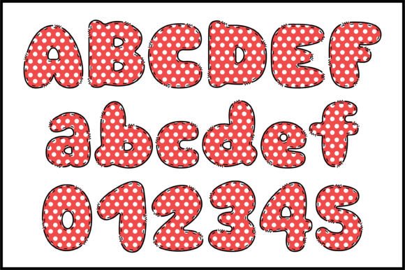 Dots Bundle Font - Preview 1