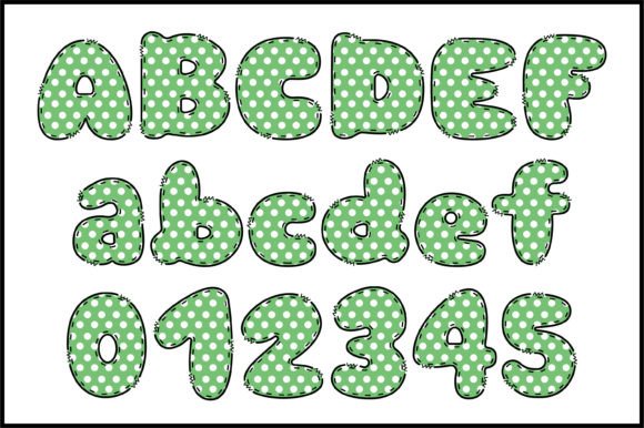 Dots Bundle Font - Preview 2