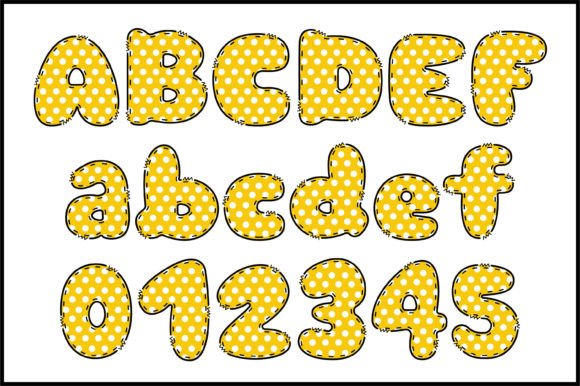 Dots Bundle Font - Preview 4