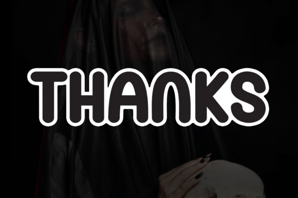 Gothic Ghost Font PNG with transparent background - Preview 6