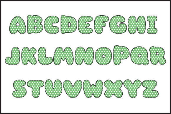 Green Dots Font - Preview 1