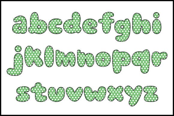 Green Dots Font - Preview 2