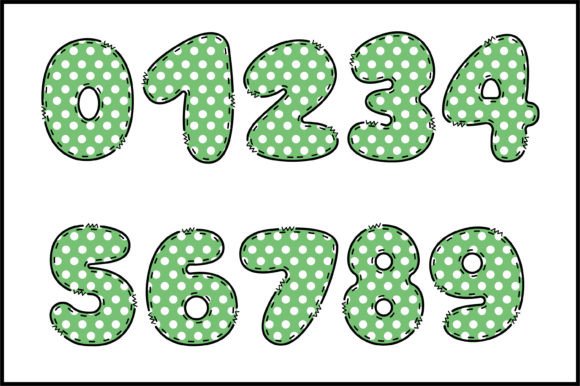 Green Dots Font - Preview 3