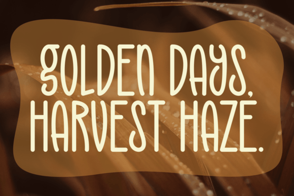 Lucky Fall Font PNG with transparent background - Preview 1