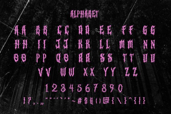 Morgano Font font preview - 3