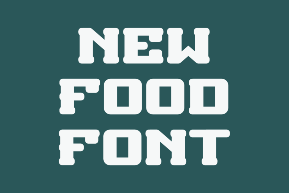 Refood Delicio Font PNG with transparent background - Preview 1