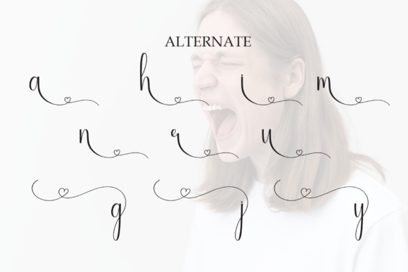 Screaming Font PNG with transparent background - Preview 6