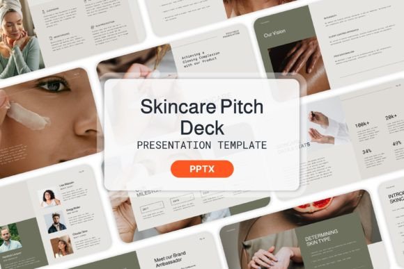 Skincare Pitch Deck - PPT Templates