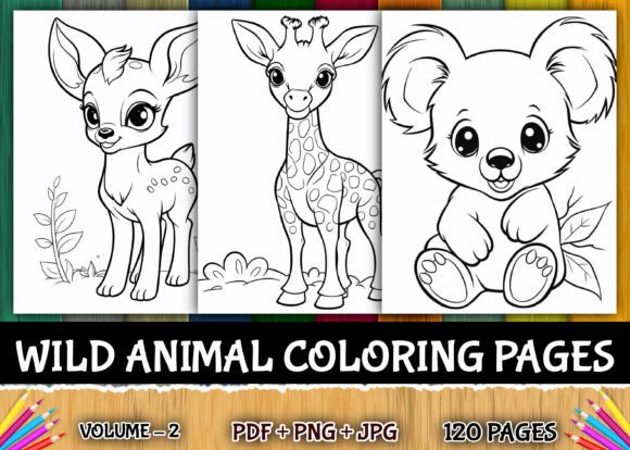 120 Wild Animal Coloring Pages for Kids