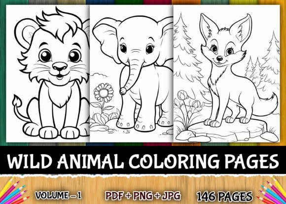 146 Wild Animal Coloring Pages for Kids