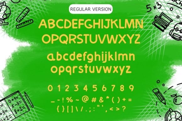 Back to School Font - Preview 1
