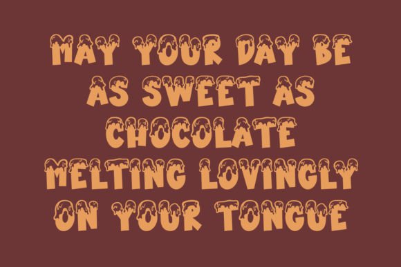 Choco Caramel Font - Preview 5