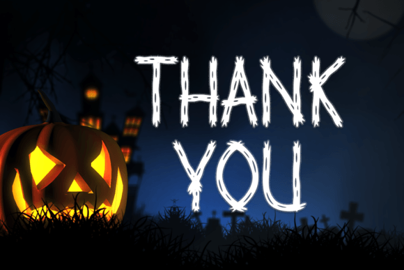 Ghost Pumpkin Font - Preview 4