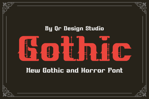 Gothic Mightier Font font preview - 1
