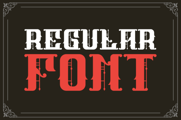Gothic Mightier Font font preview - 3