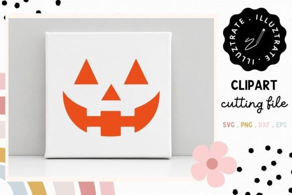 Jack O Lantern Face SVG Cut File, Spooky