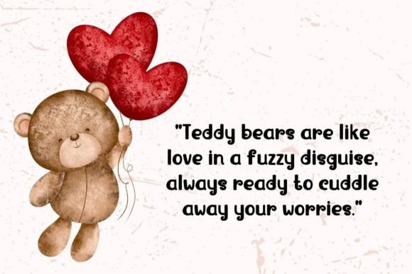 Love Teddy Font PNG with transparent background - Preview 1