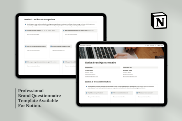 Notion Brand Questionnaire Template
