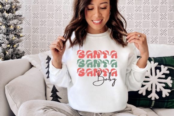 Santa Santa Font PNG with transparent background - Preview 1