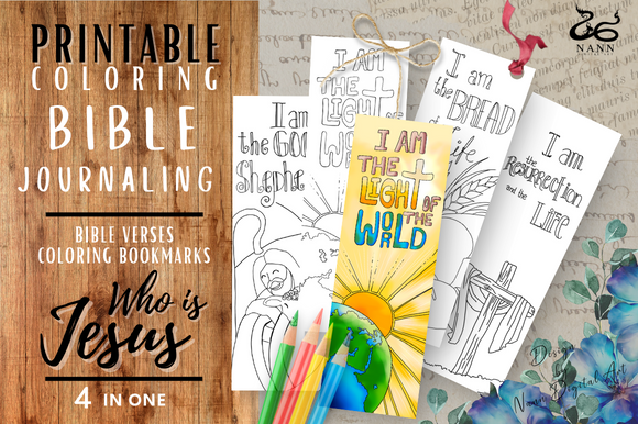 Scripture Coloring Bookmarks #225