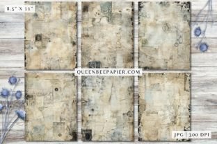 Torn Paper Scraps Digital Paper Graphic by Queen Bee Papier · Creative ...