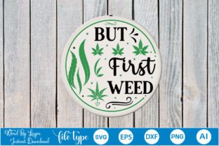 Weed Round Sign SVG Bundle Graphic by GraphicPicker · Creative Fabrica