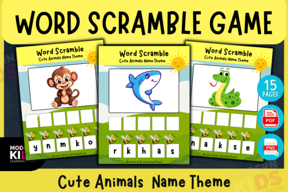 Word Scramble Game for Autism