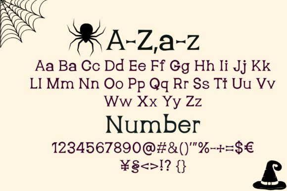 Bat Halloween Font - Preview 4