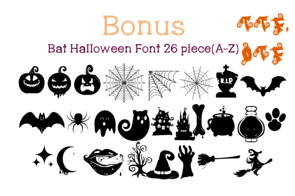 Bat Halloween Font - Preview 5