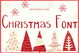 Christmas Font by Itme digitalart