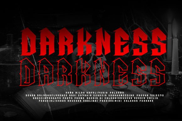 Death Dirty Font PNG with transparent background - Preview 3