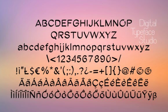 Dyobar Font - Preview 1