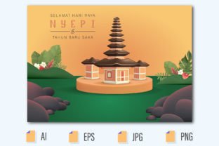 Editable Nyepi Day Poster Design