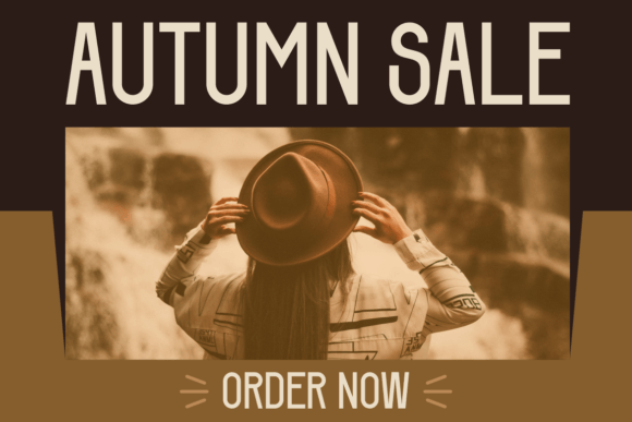 Falling Dried Font - Preview 2