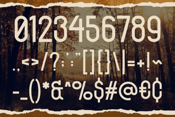 Falling Dried Font - Preview 3