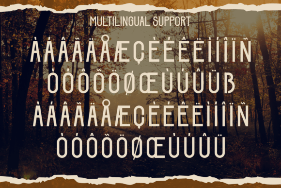 Falling Dried Font - Preview 4