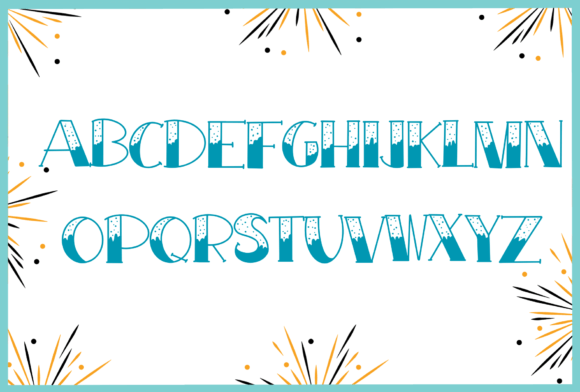 Happy New Year Font - Preview 1