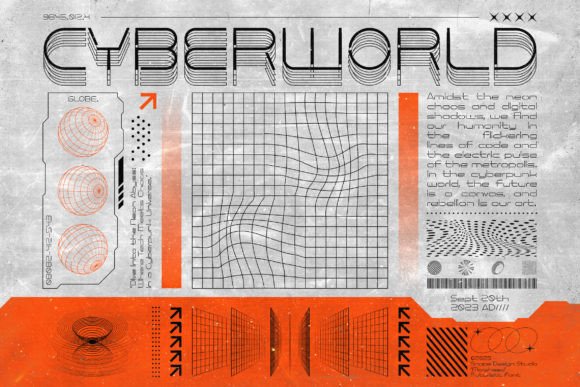 Morphesd Font PNG with transparent background - Preview 3