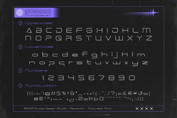Reictarion Font PNG with transparent background - Preview 1