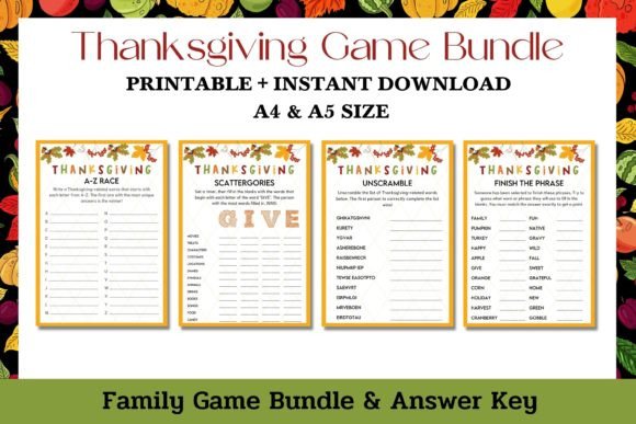 Thanksgiving Party Games #1