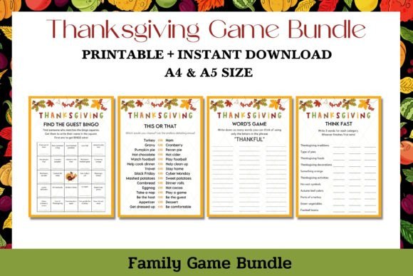Thanksgiving Party Games #3