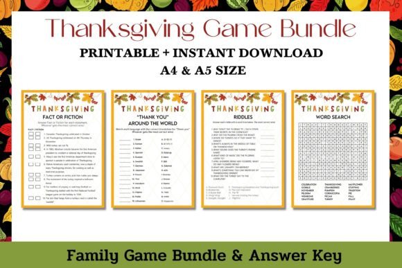 Thanksgiving Party Games #5